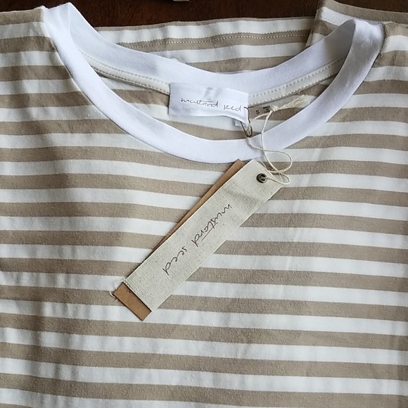 Mustard Seed striped shirt, NWT sizes S, M - Picture 5 of 6